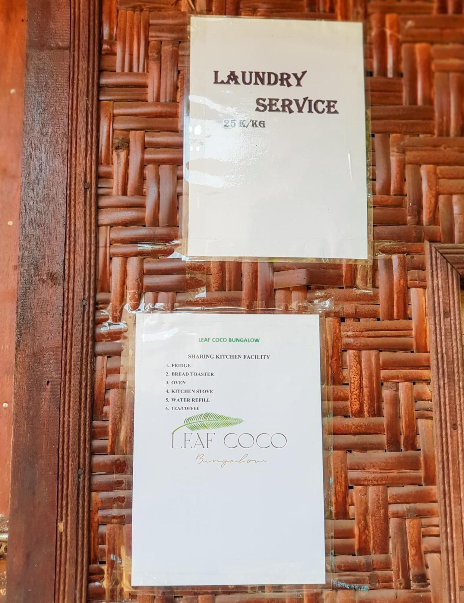 Leaf Coco Bungalow Gili Air Kültér fotó