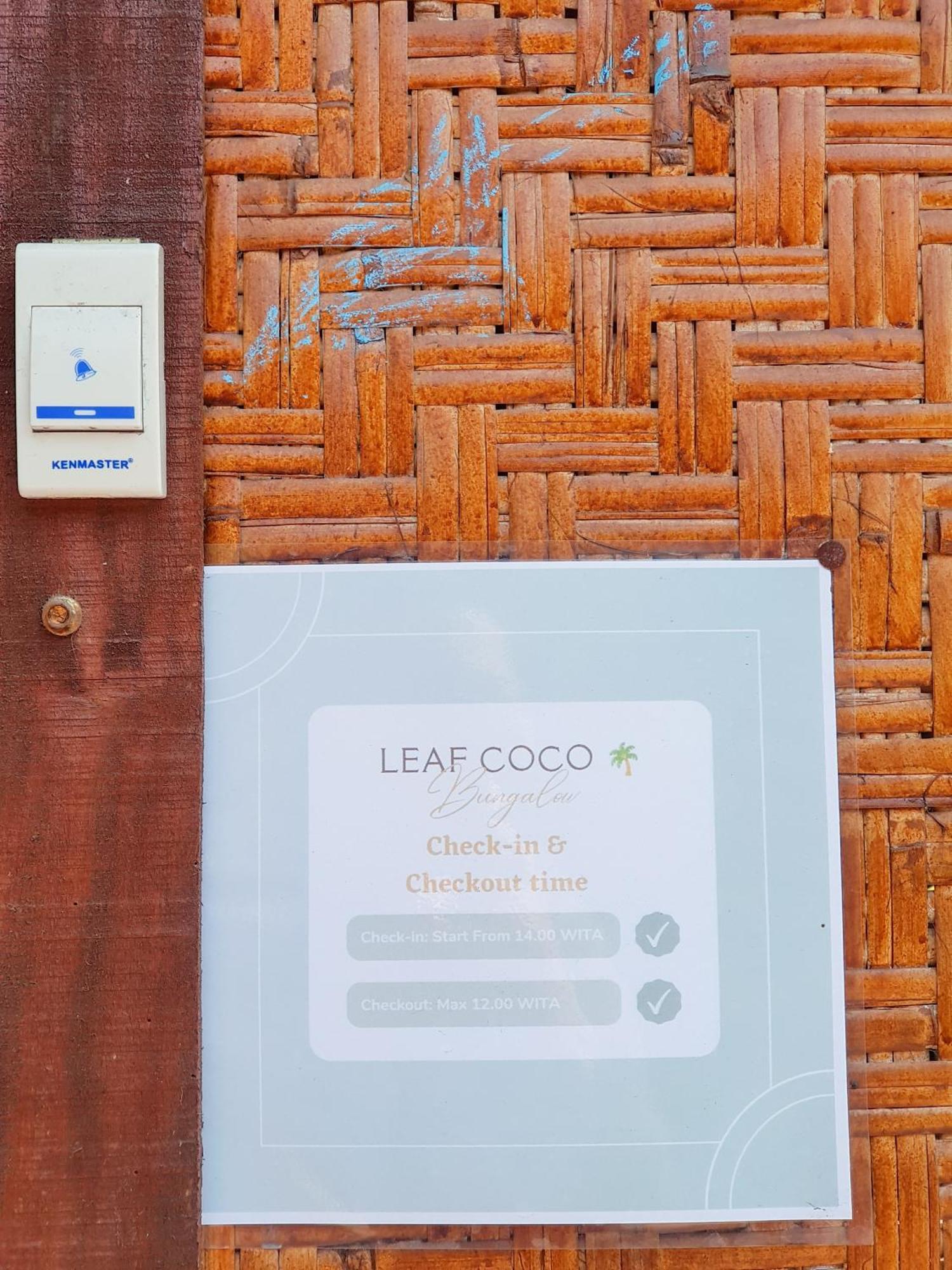 Leaf Coco Bungalow Gili Air Kültér fotó